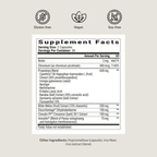 BIOptimizers Berberine Breakthrough Supplement Facts