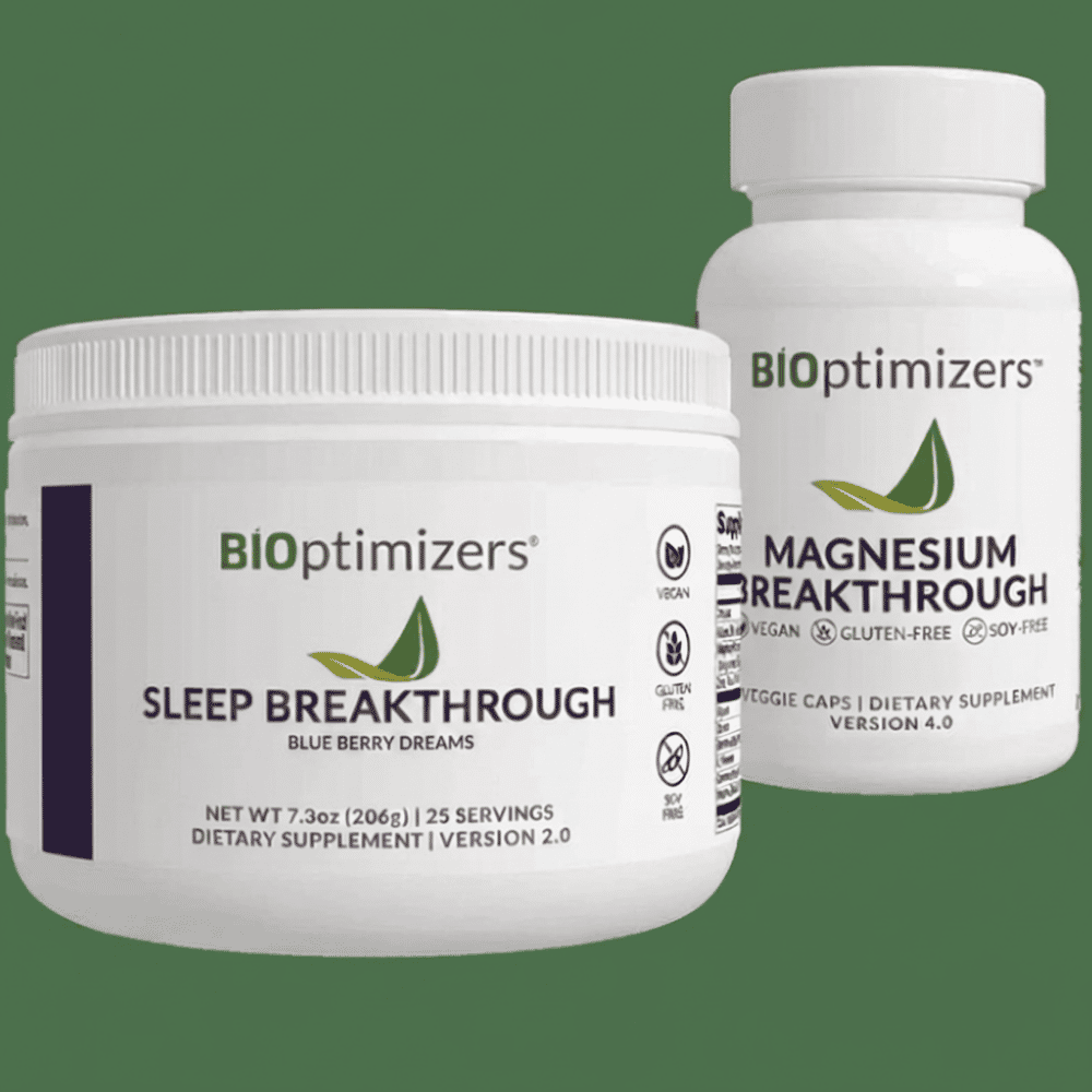 BiOptimizers Breakthrough Sleep Stack bundle with Blueberry Dreams and Magnesium Breakthrough Australia